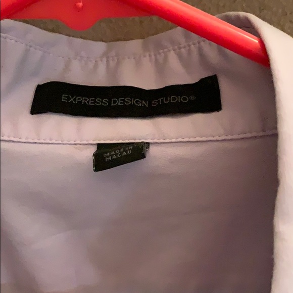 Purple button blouse - Picture 2 of 3